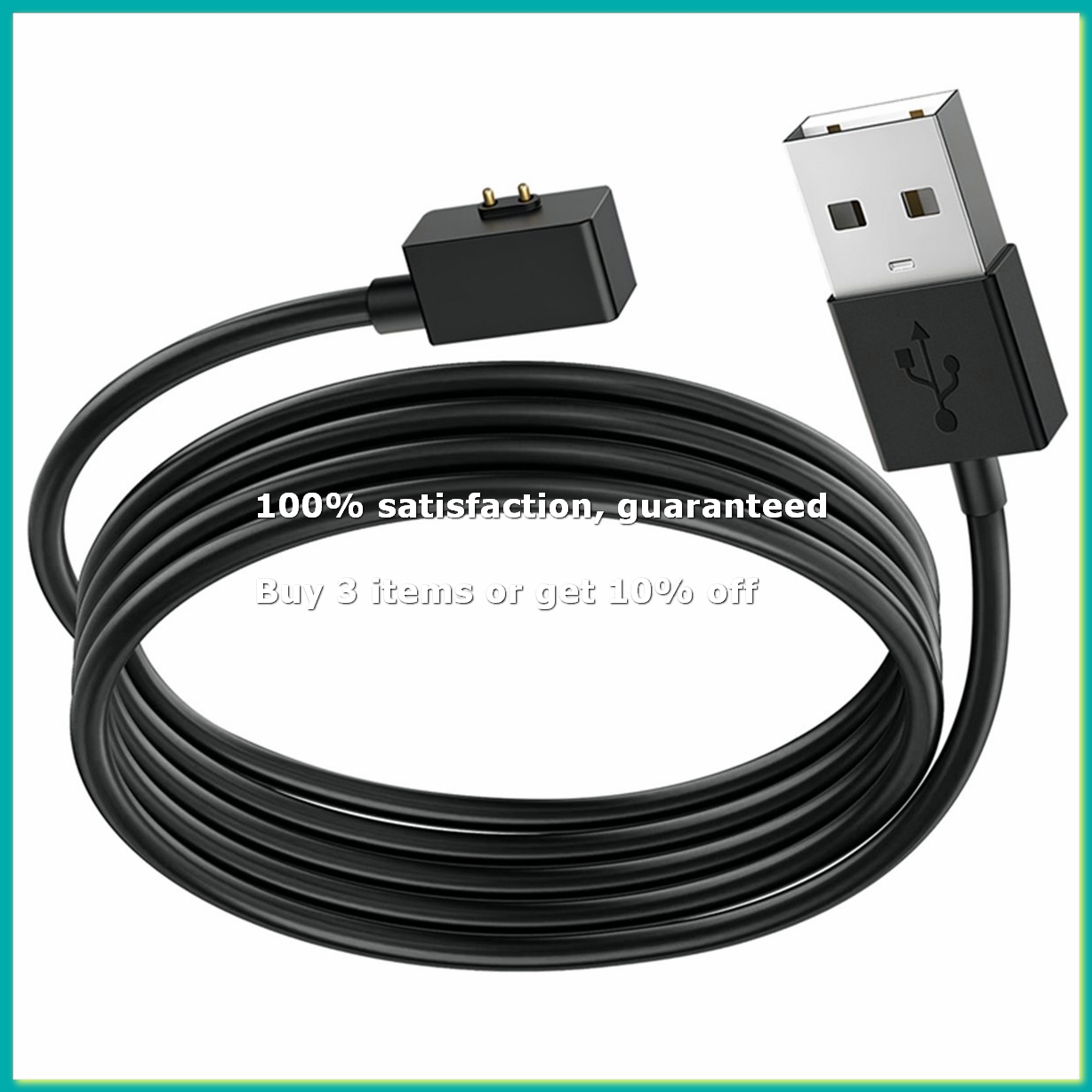 Watch Charger Cable - Watch 2 Lite スマートウォッチ用急速充電ケーブル 磁気式充電器-DTA9