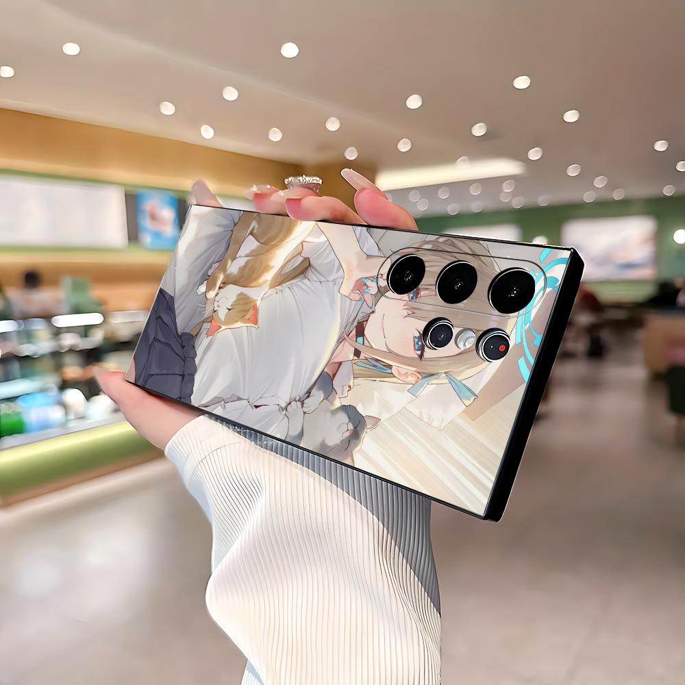 Samsung Galaxy S24 - ホットブルーアーカイブ グリルアスナ スマホケース サムスンギャラクシーS26 S25 S24