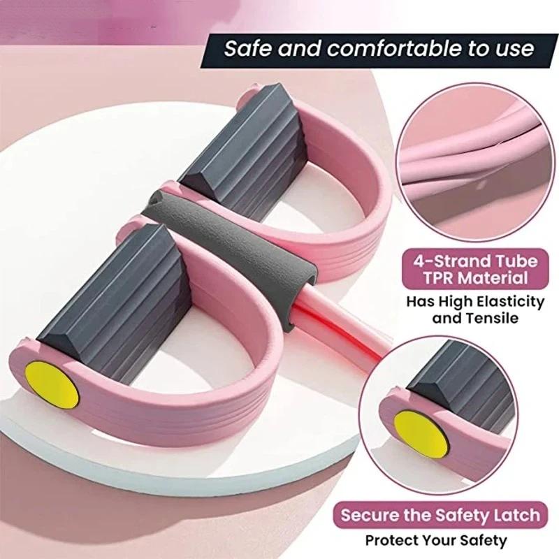 新しい4チューブ抵抗バンド ヨガペダルプーラー エラスティッ - Milanaise Mesh Band のレビューと価格