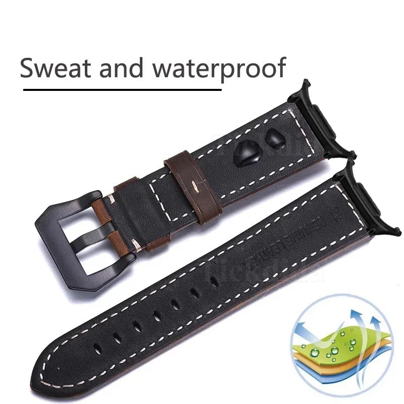 高品質本革ストラップサムスンギャラクシーウォッチウルトラバン - Samsung Smartwatch Ultra Accessories のレビューと価格
