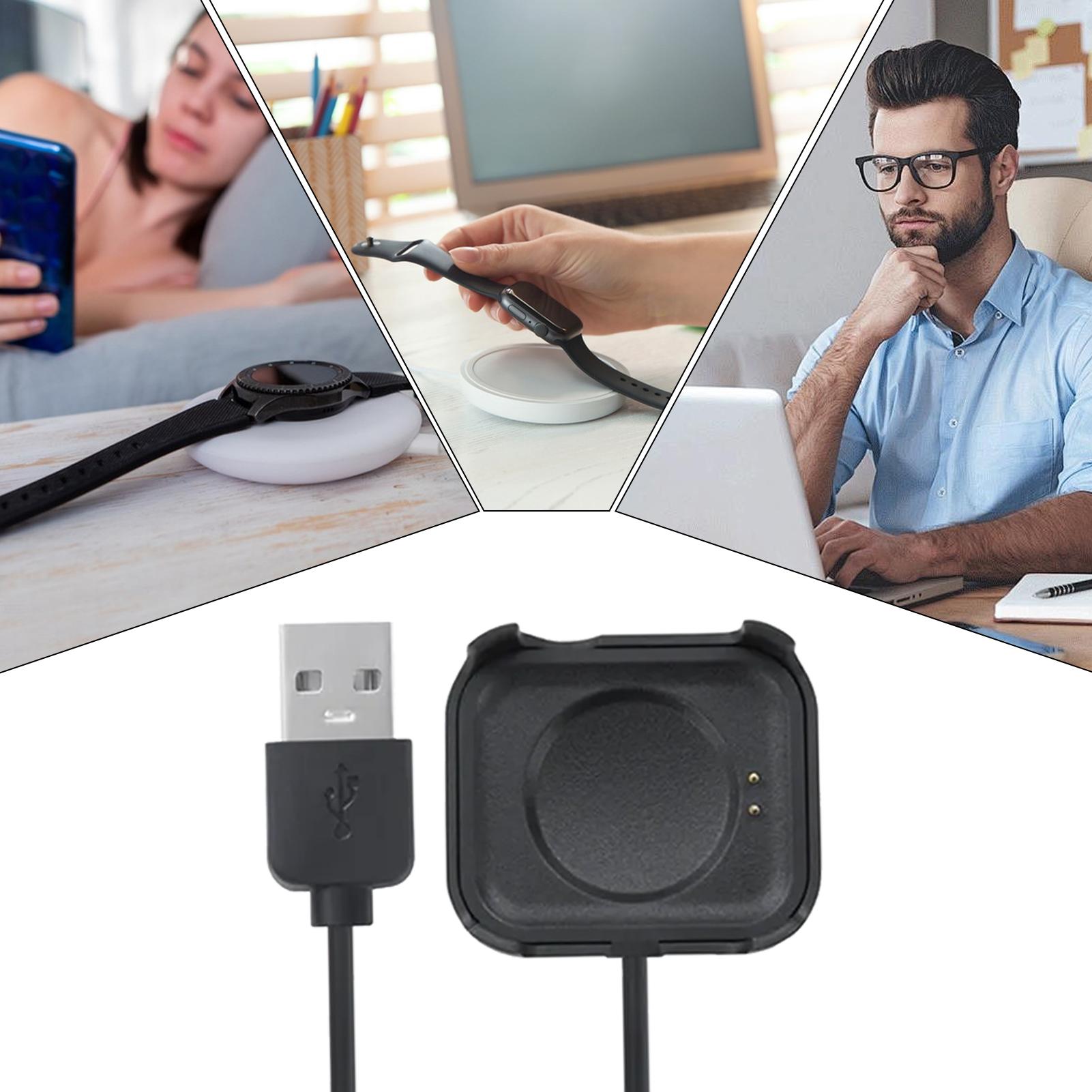 1PC スマートウォッチ磁気充電器 USB 充電ケーブルドッ - Smartwatch Face のレビューと価格