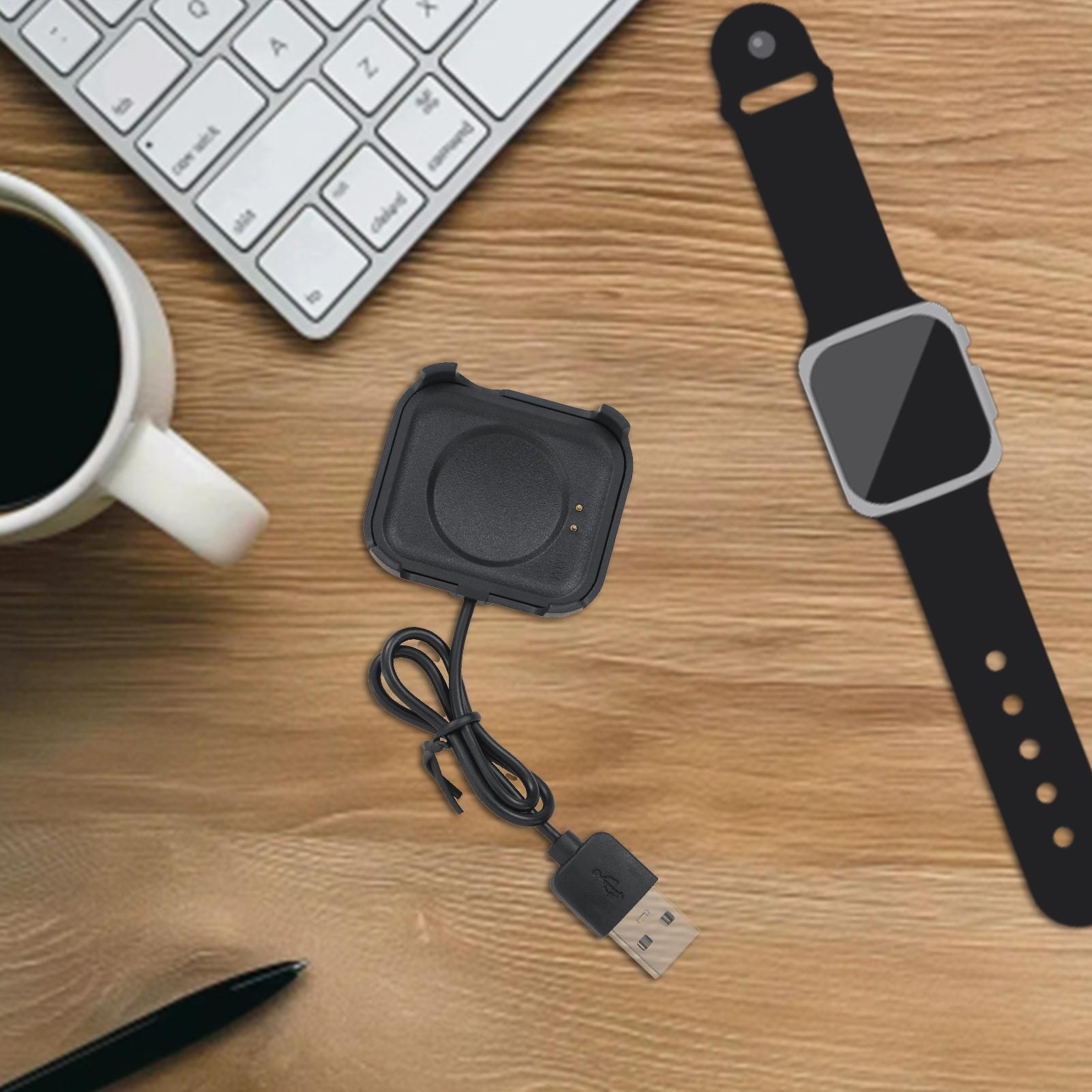 1PC スマートウォッチ磁気充電器 USB 充電ケーブルドッ - Smartwatch Face のレビューと価格