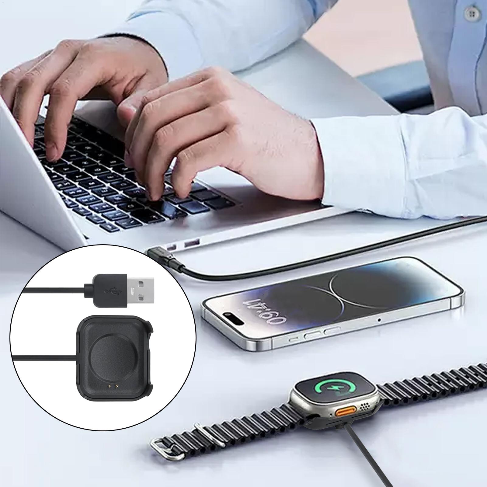 1PC スマートウォッチ磁気充電器 USB 充電ケーブルドッ - Smartwatch Face のレビューと価格