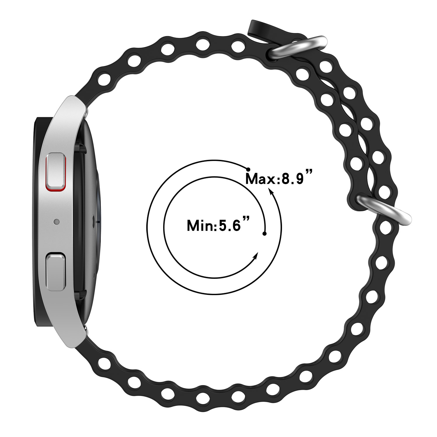 22mm オーシャンストラップ OnePlus Watch  - Smartwatch X2 のレビューと価格