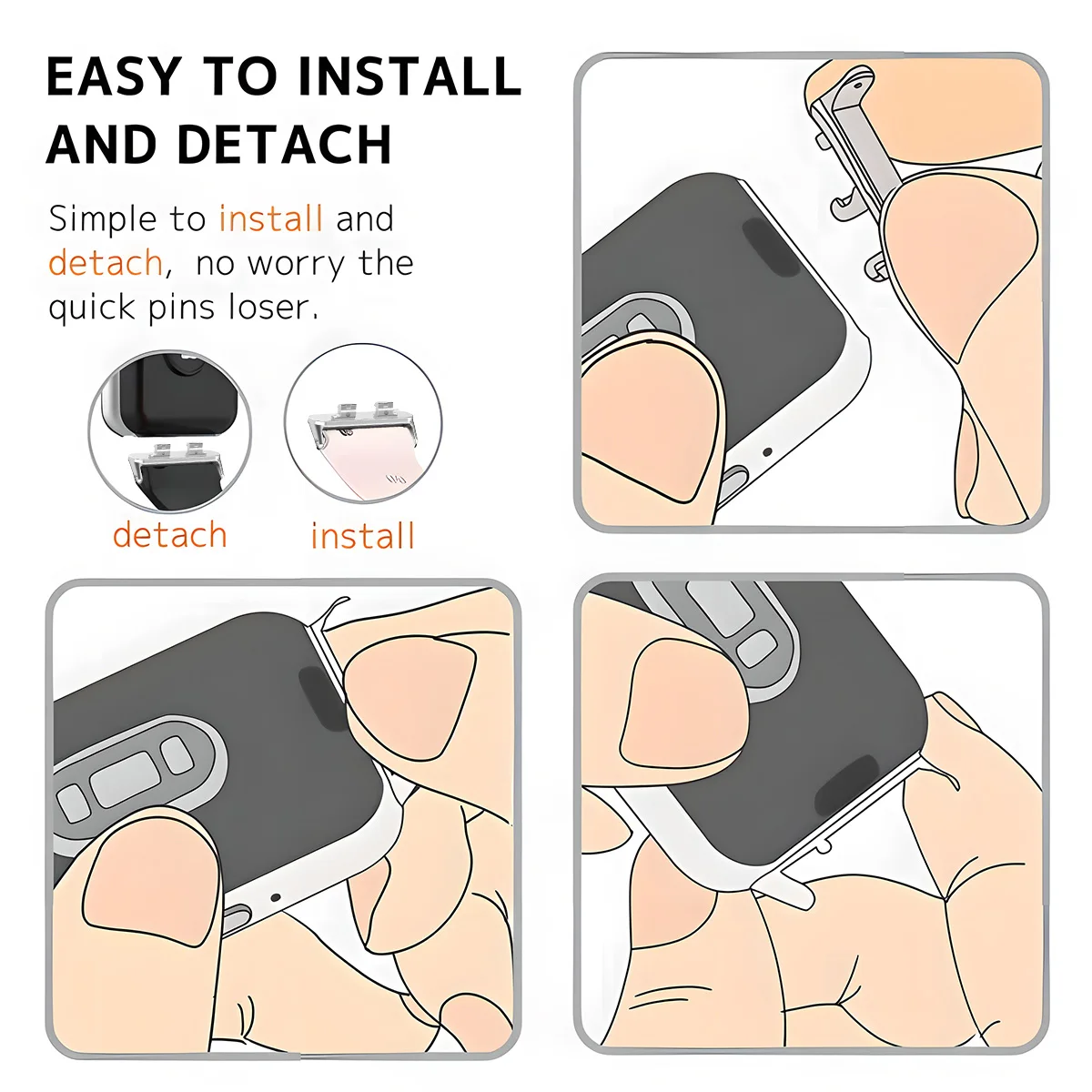 ステンレス鋼金属アクセサリー Huawei 社時計バンド 1 - Watch Band Connector のレビューと価格